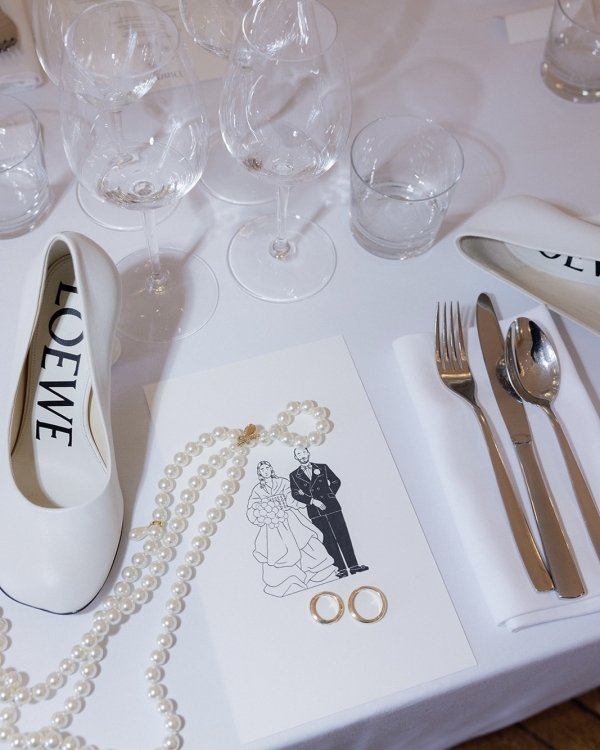 A Fashion Designer's Opulent Wedding in an Enchanting Parisian Château