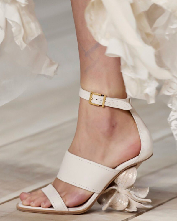 30 Chic Bridal Sandal Heels