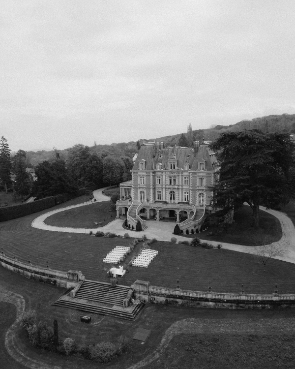 A Fashion Designer's Opulent Wedding in an Enchanting Parisian Château