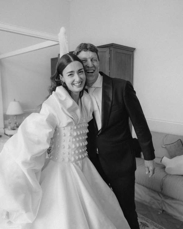 A Fashion Designer's Opulent Wedding in an Enchanting Parisian Château