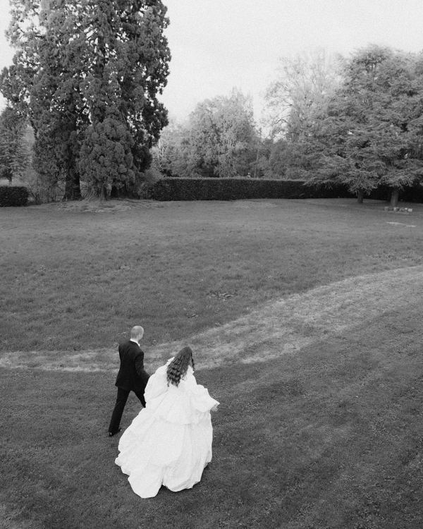 A Fashion Designer's Opulent Wedding in an Enchanting Parisian Château