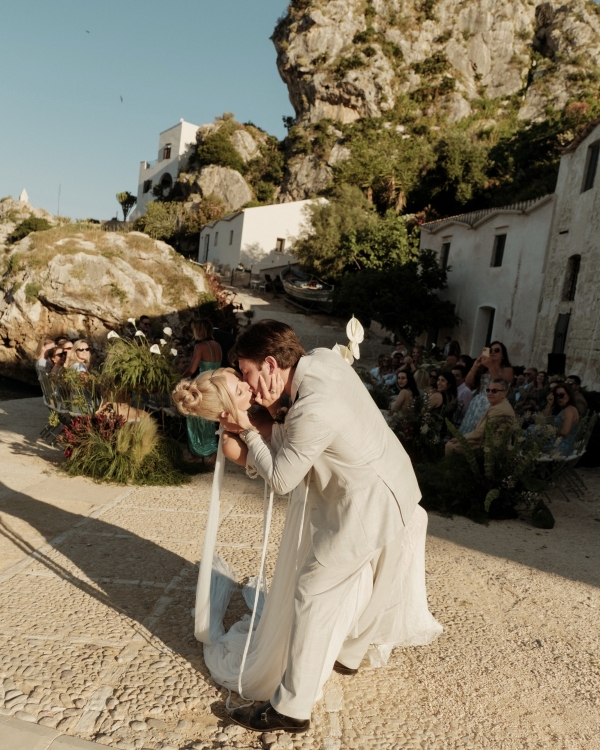 A Cinematic Italian Wedding on Film at Tonnara di Scopello