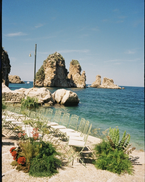 A Cinematic Italian Wedding on Film at Tonnara di Scopello
