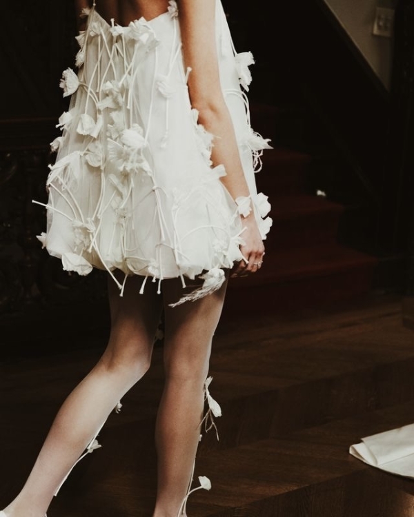 20 Textural Bridal Dresses We're Crushing On