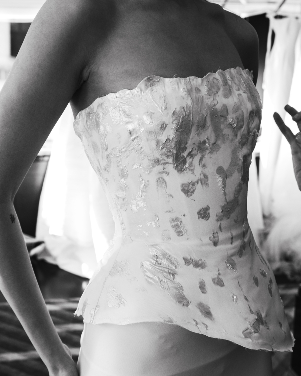 20 Textural Bridal Dresses We're Crushing On