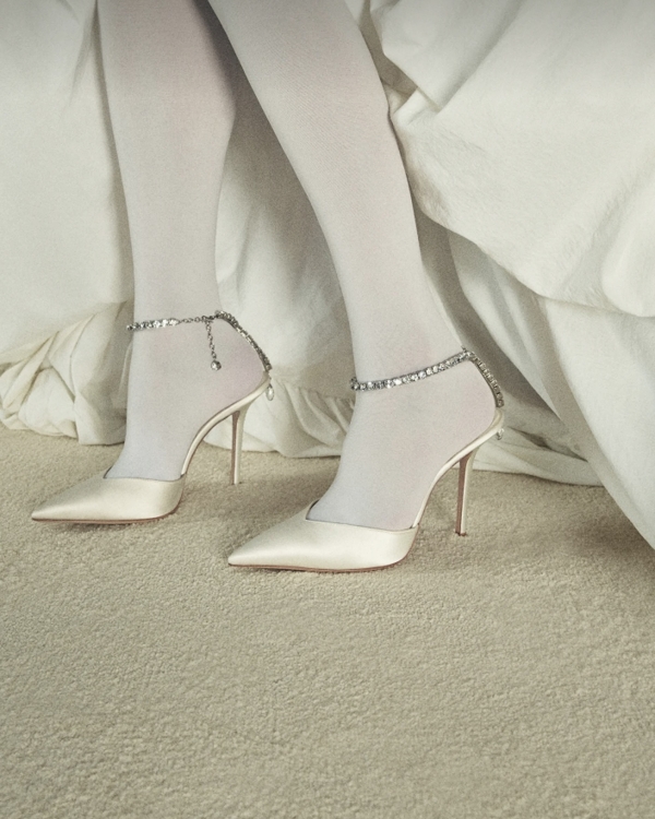 Inside Jimmy Choo's New 2026 Bridal Shoe Collection Starring Gabbriette