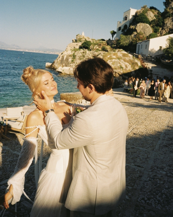 A Cinematic Italian Wedding on Film at Tonnara di Scopello