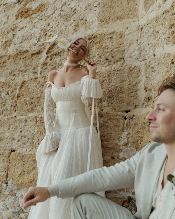 A Cinematic Italian Wedding on Film at Tonnara di Scopello