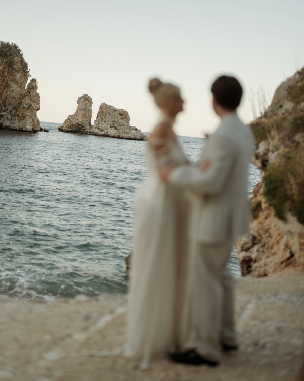 A Cinematic Italian Wedding on Film at Tonnara di Scopello