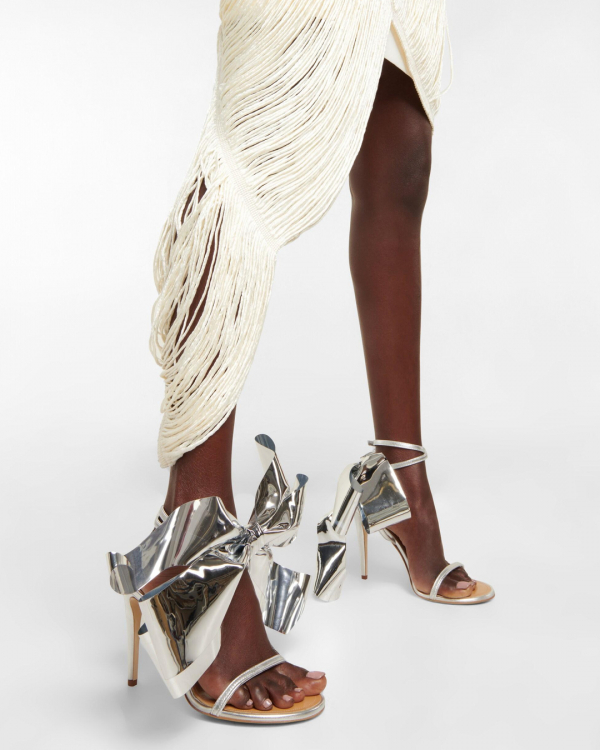 High Heel Wedding Shoes | Trendy Bridal High Heels Sandals With Pearls Feathers, Sparkles