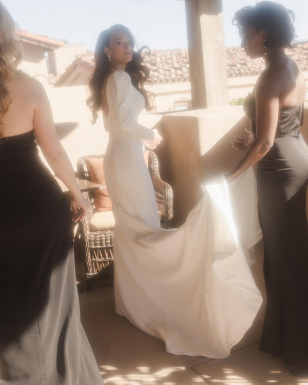 Real Wedding at the Old Aircraft Hangar