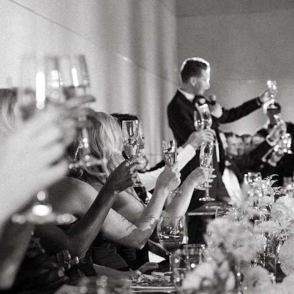 Real Wedding at the Old Aircraft Hangar