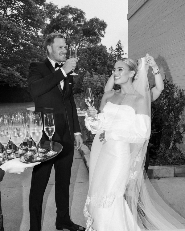 Wedding at the Harding Waterfront Estate | Claire and Lawson Garden Marriage Ceremony