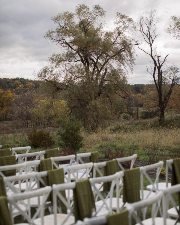 Fall Wedding Ceremony Inspiration | Mackenzie & Jonathan Outdoor Wedding in Inness in Accord, New York