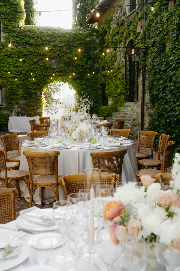 Elegant Destination Wedding in Tuscany | Angelica & Dmitri Italian Marriage Ceremony in Italian Borgo