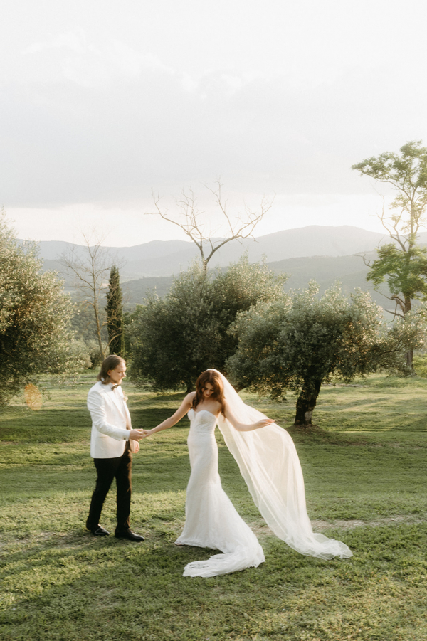 Elegant Destination Wedding in Tuscany | Angelica & Dmitri Italian Marriage Ceremony in Italian Borgo