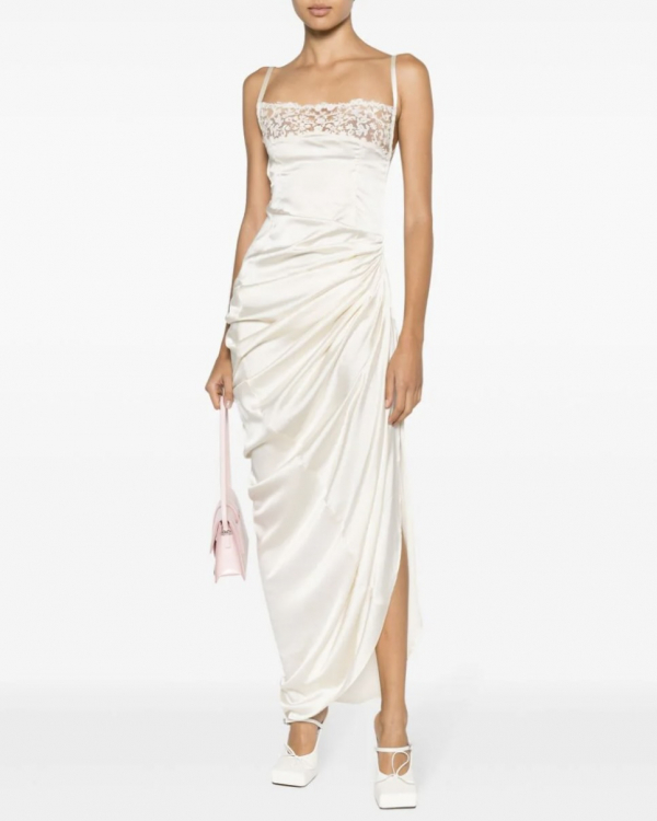 Second Wedding Dress Ideas | 2nd White Bridal Attire | Trendy Wedding After Party Outfit