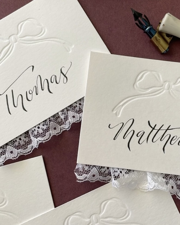 Vintage Lace & Embroidery Stationery Inspiration