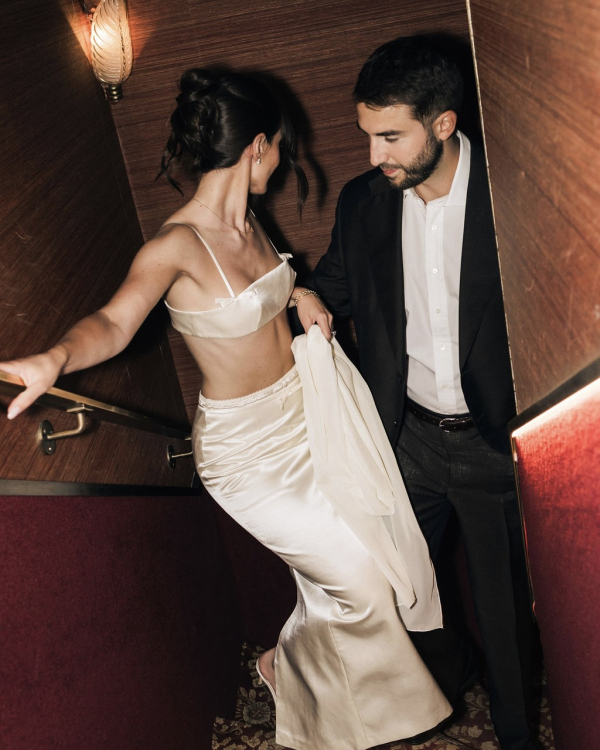 An Intimate Parisian Wedding Amidst an Elegant Château Garden