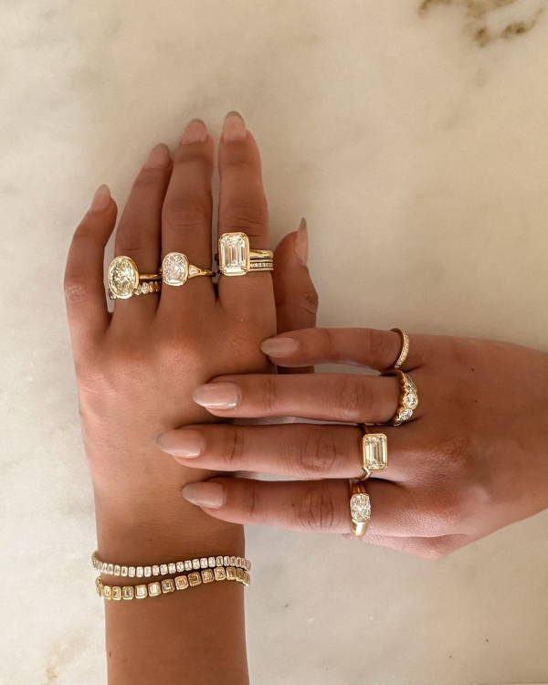 30 Emerald Cut Engagement Rings & Wedding Bands We're Loving Right Now