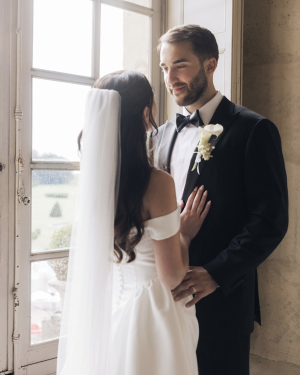 An Intimate Parisian Wedding Amidst an Elegant Château Garden