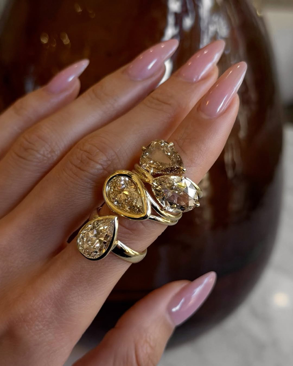 60 Color Diamond & Gemstone Engagement Rings