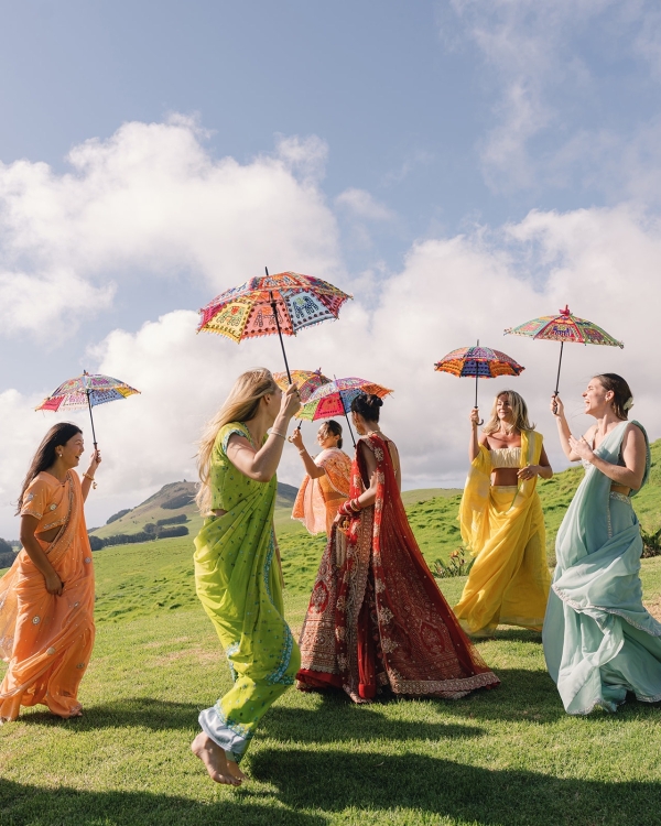A Dual-Ceremony Wedding Weekend Where Indian Tradition Meets the Spirit of Hawaii