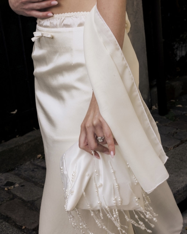 An Intimate Parisian Wedding Amidst an Elegant Château Garden