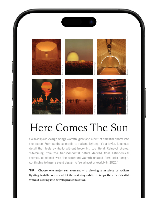 Introducing THE WED 2026 Wedding Trend Guide