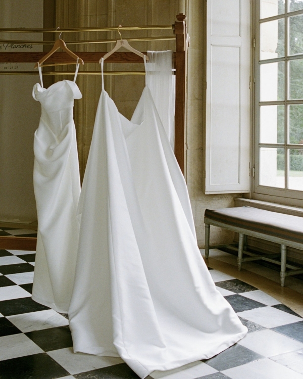 An Intimate Parisian Wedding Amidst an Elegant Château Garden