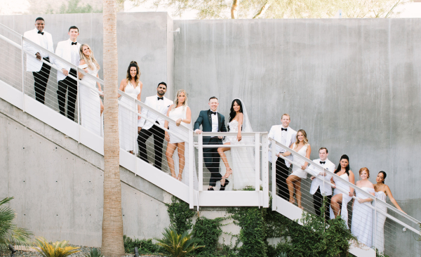 Black & White Wedding at Mountain Shadows
