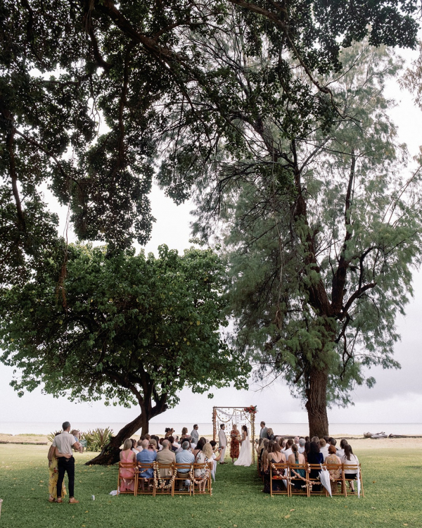Yael and Wiz's Outdoor Wedding at Waimea Plantation Cottages | Hawaii Wedding Photo| Wedding Venues in Kauai