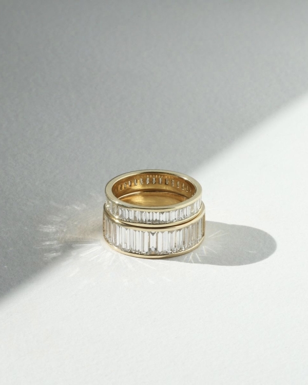 Unique Baguette Diamond Wedding Rings Designs | Baguette Diamond Engagement Rings Inspiration