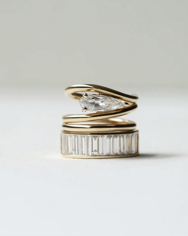 Unique Baguette Diamond Wedding Rings Designs | Baguette Diamond Engagement Rings Inspiration