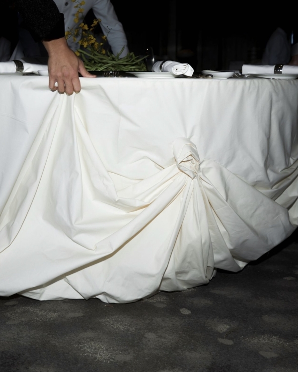 Knotted Table Linen for Wedding Event Design