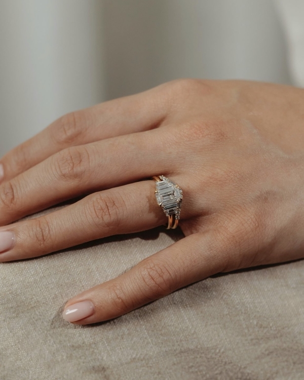 Unique Baguette Diamond Wedding Rings Designs | Baguette Diamond Engagement Rings Inspiration