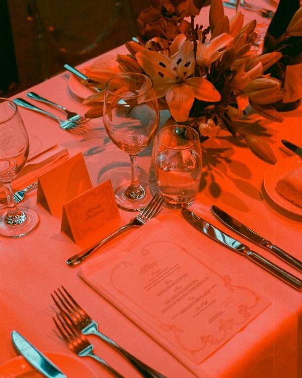 Inside a Daringly Colorful & Cool Wedding at a Melbourne Art Gallery