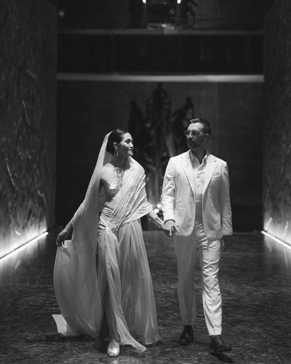 A Chic & Spiritual Bali Beach Wedding with Custom Couture and Cultural Touches