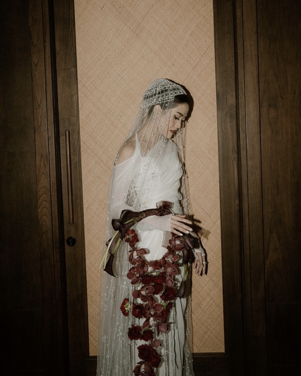 A Chic & Spiritual Bali Beach Wedding with Custom Couture and Cultural Touches