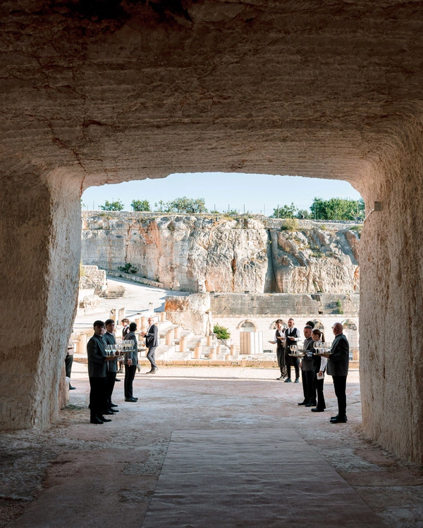 <a href="https://www.instagram.com/cavapuglia/">Cava Puglia</a>, Photography: <a href="https://www.instagram.com/p/DLVMKvfsD4y/?img_index=4">Jose Villa</a>
