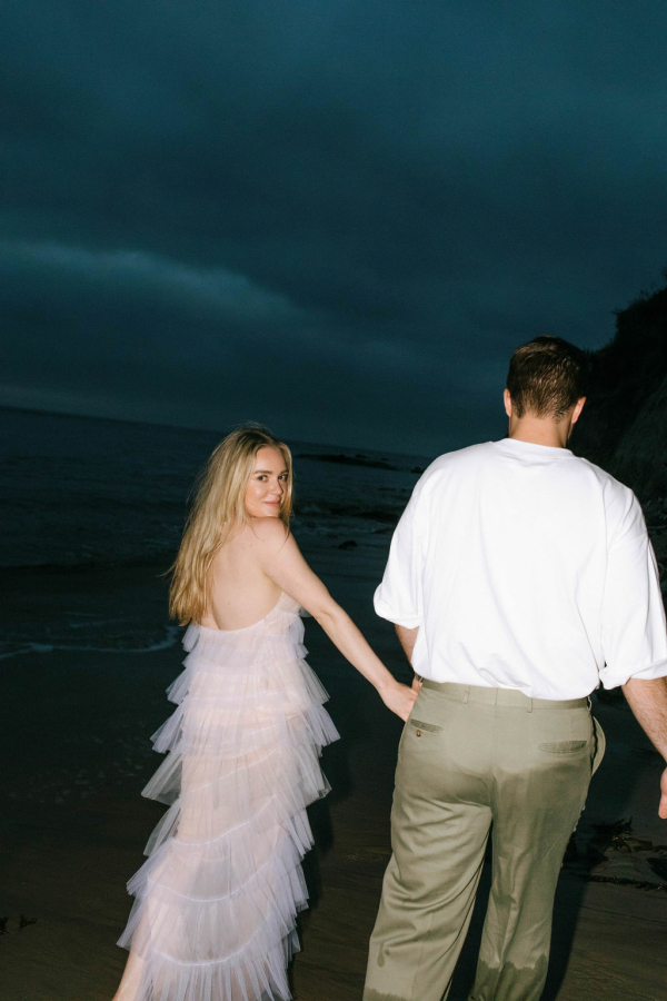 Chic pre-wedding shoot in Santa-Barbara