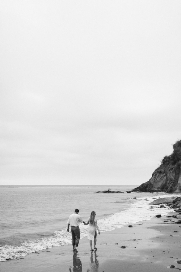 Chic pre-wedding shoot in Santa-Barbara