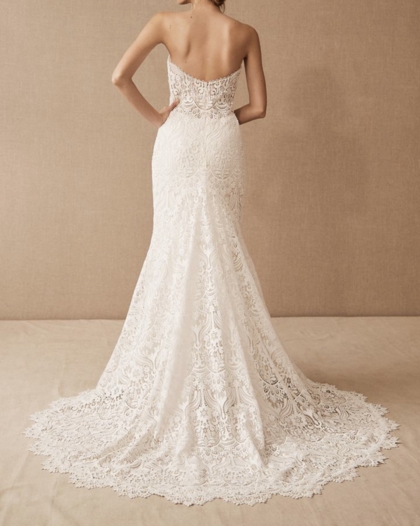Lace wedding dress