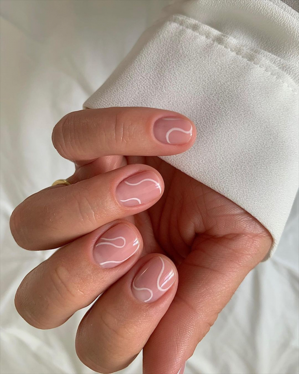 26 Best Minimalist Nail Design Ideas for Wedding | Minimalist Gel Manicure