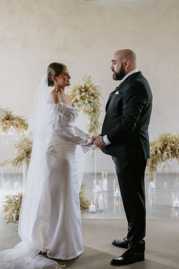 Stylish Wedding with an Italian Aesthetic at Stones of the Yarra Valley in Coldstream, Victoria