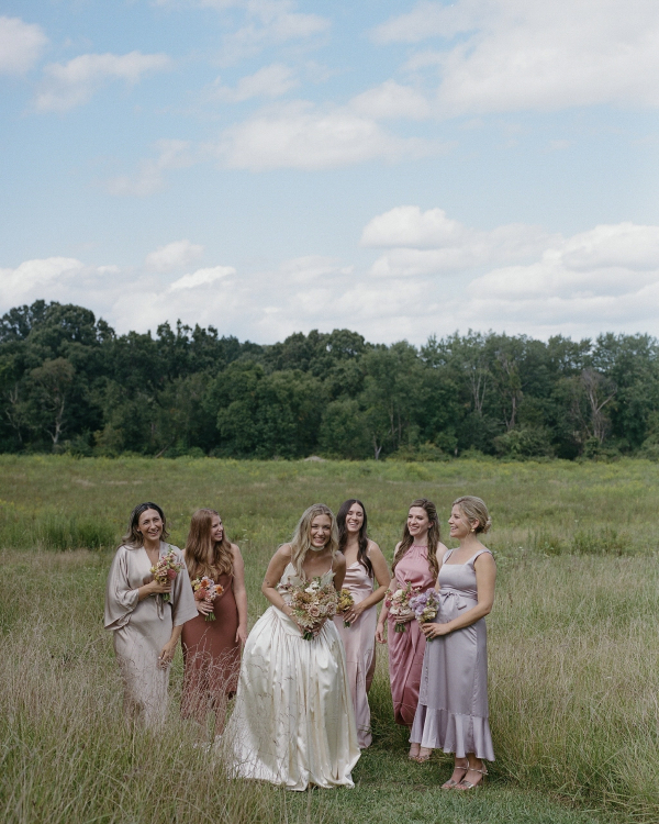 Beautiful Flower Themed Wedding in Accord, New York | Bride in Danielle Frankel Dress