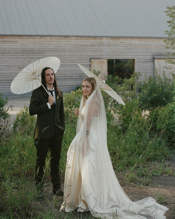 Beautiful Flower Themed Wedding in Accord, New York | Bride in Danielle Frankel Dress