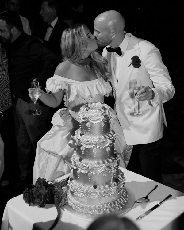 Romantic Wedding in the Garden by Day, Moody Red Event  by Night