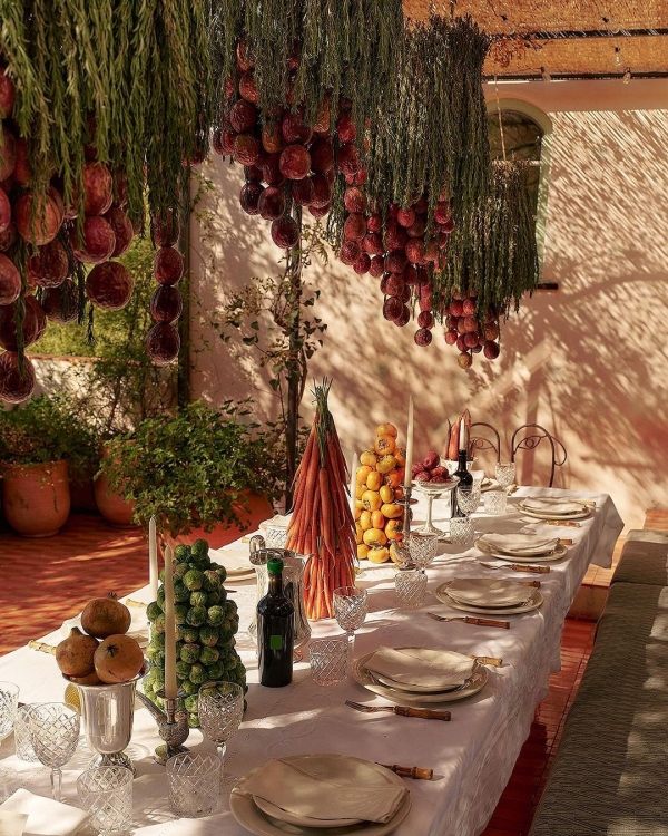 Trend: Set Design with Vegatables