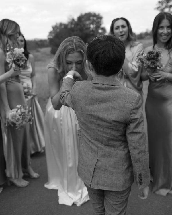 Beautiful Flower Themed Wedding in Accord, New York | Bride in Danielle Frankel Dress